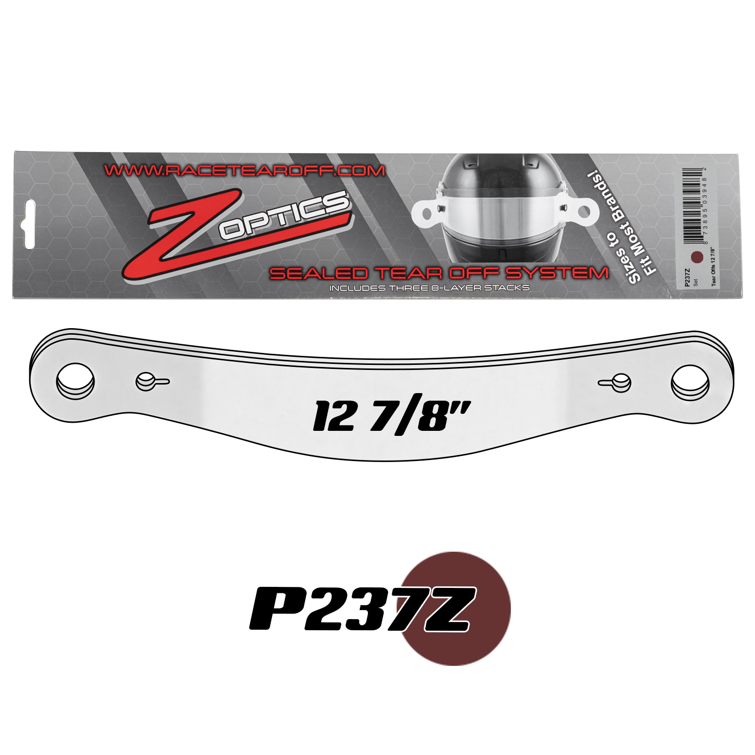 P237Z Tear Offs 12 7/8in